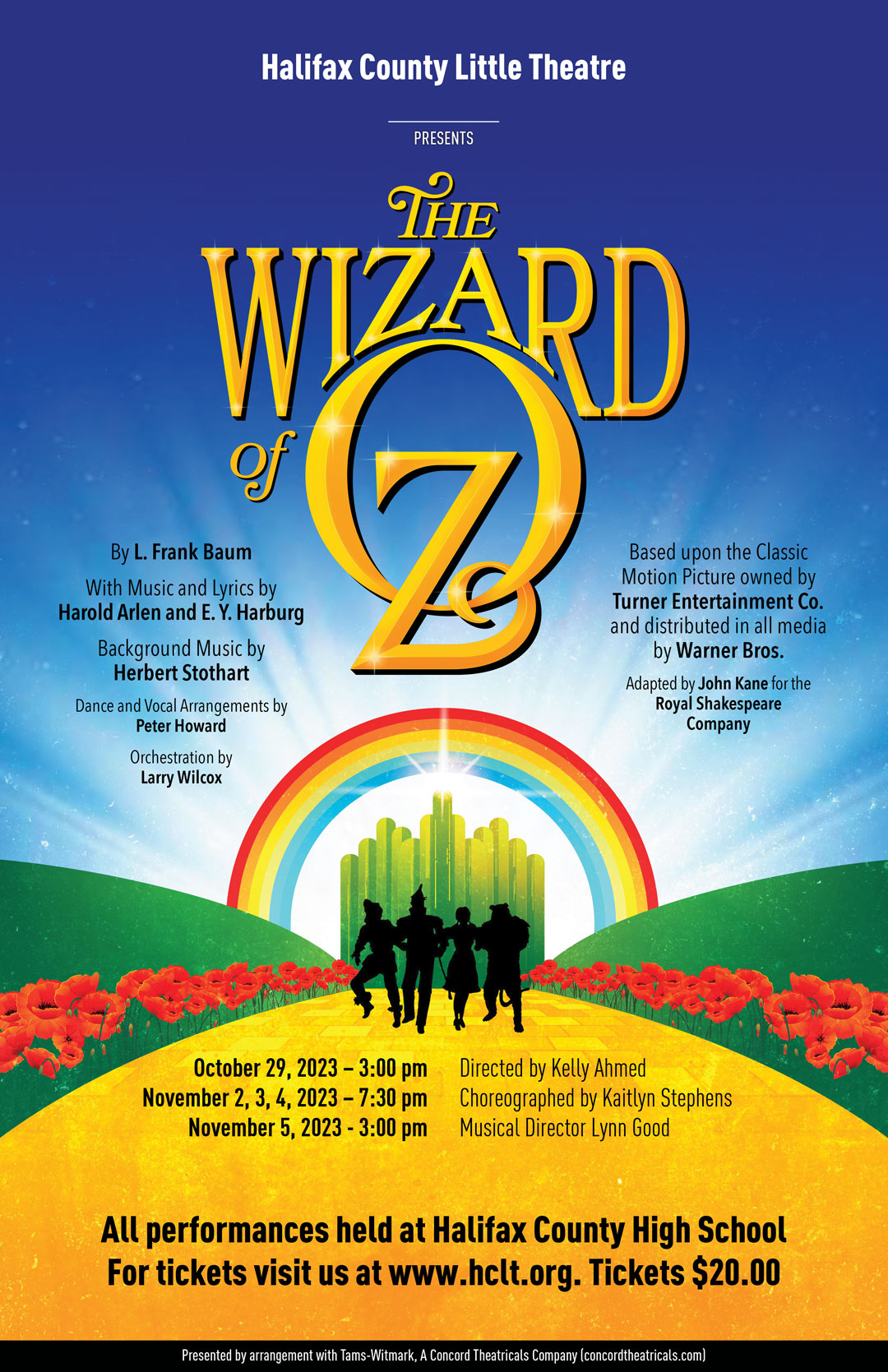 The Wizard of Oz, Tickets on Sale Now